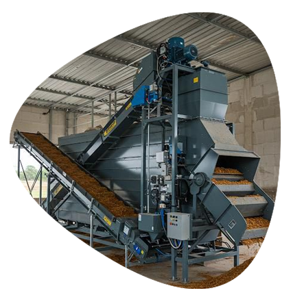 industrial biomass drying plant machine